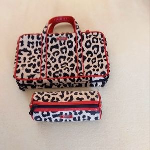 Cosmetic travel bag duo set